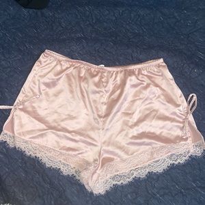 Silky Pink Sleep Shorts